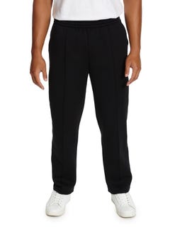 Elliotts Black Relaxed Fit Fleece Trackpants | Lowes | Track Pants | Lowes