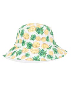 Reversable Pineapple print Bucket Hat