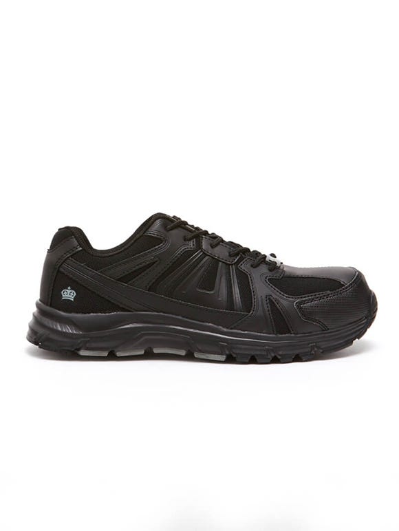 King Gee Comp Tech Plain Black Shoe