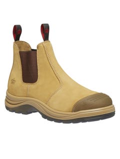King Gee Wheat Tradie Elastic Pull Up Boots