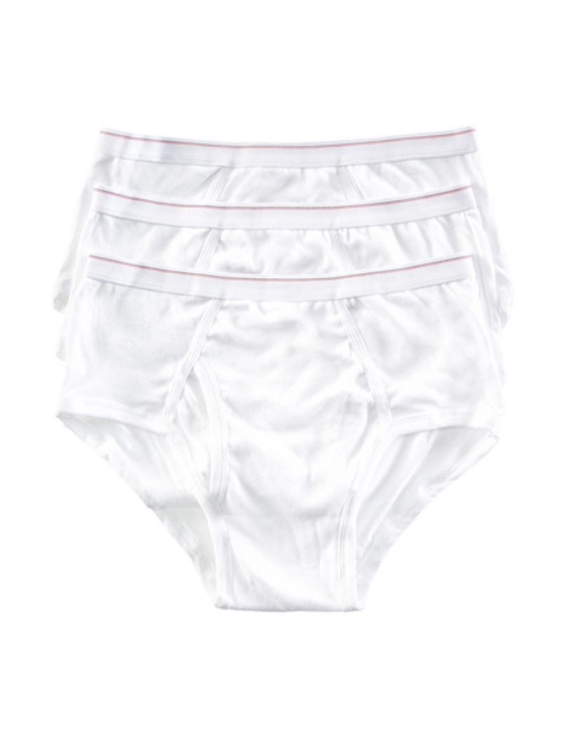 Lowes Fly Front Brief 3 Pack White