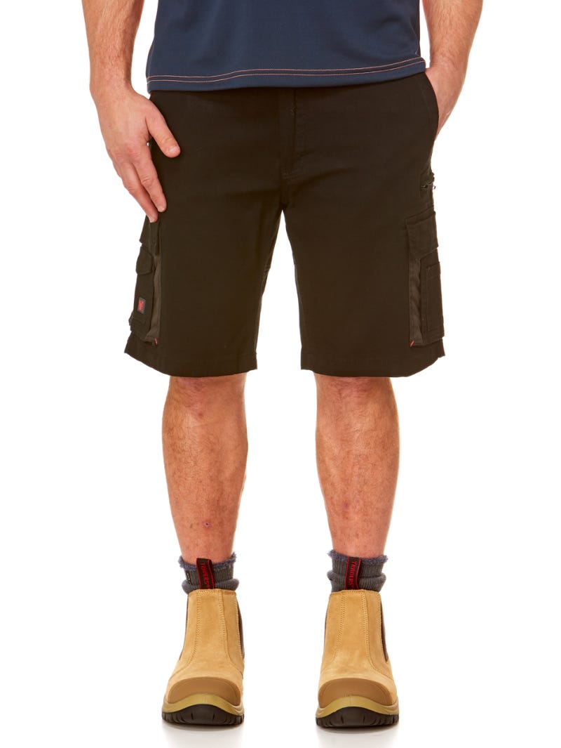 Traders 308 Stretch Cargo Shorts Black New Zealand Lowes