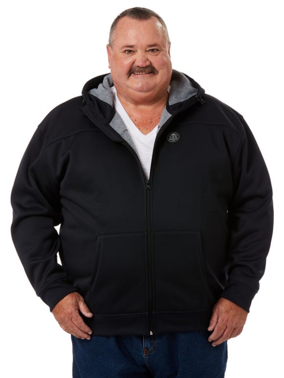 DBK Navy Soft Shell Hooded Jacket 28S