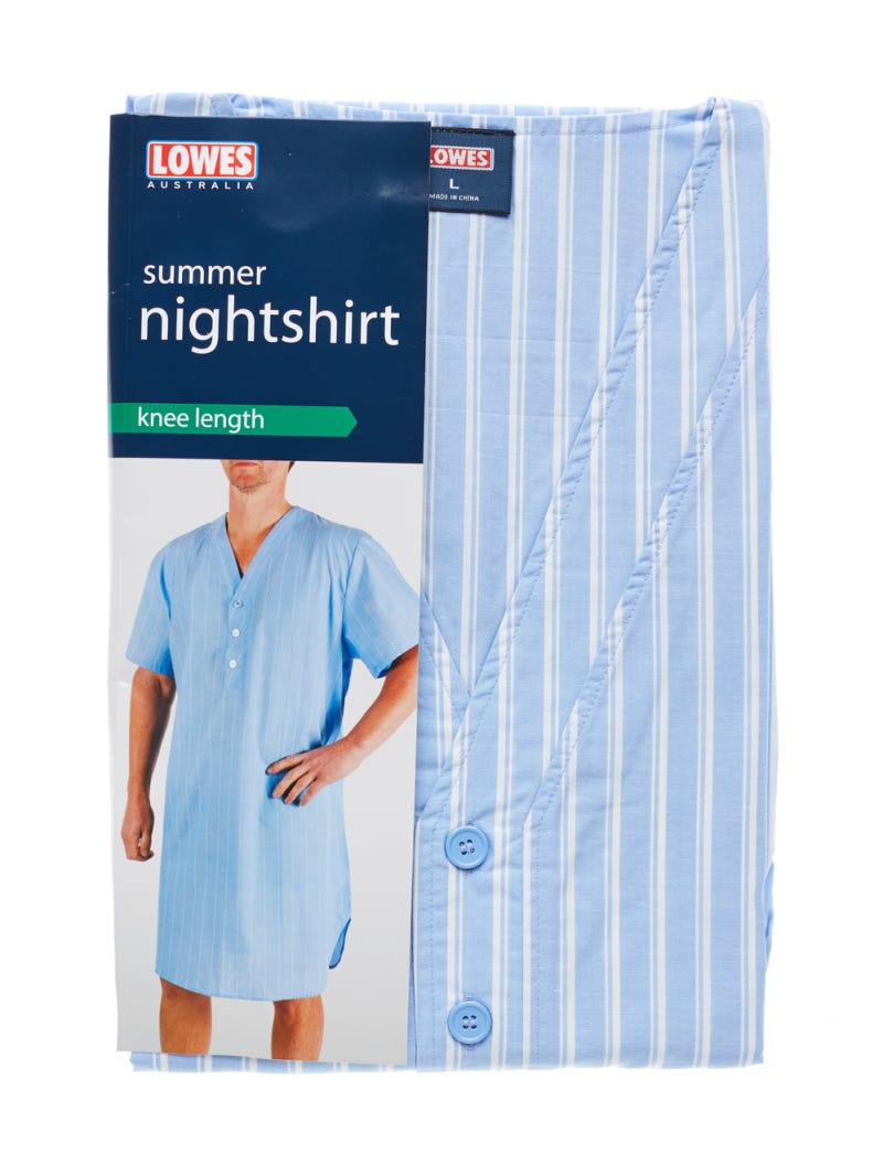 Lowes Stripe Night Shirt New Zealand Lowes