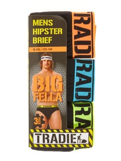 Tradie Big Fella 3 Pack Briefs | Tradie | Underwear & Sleepwear | Lowes