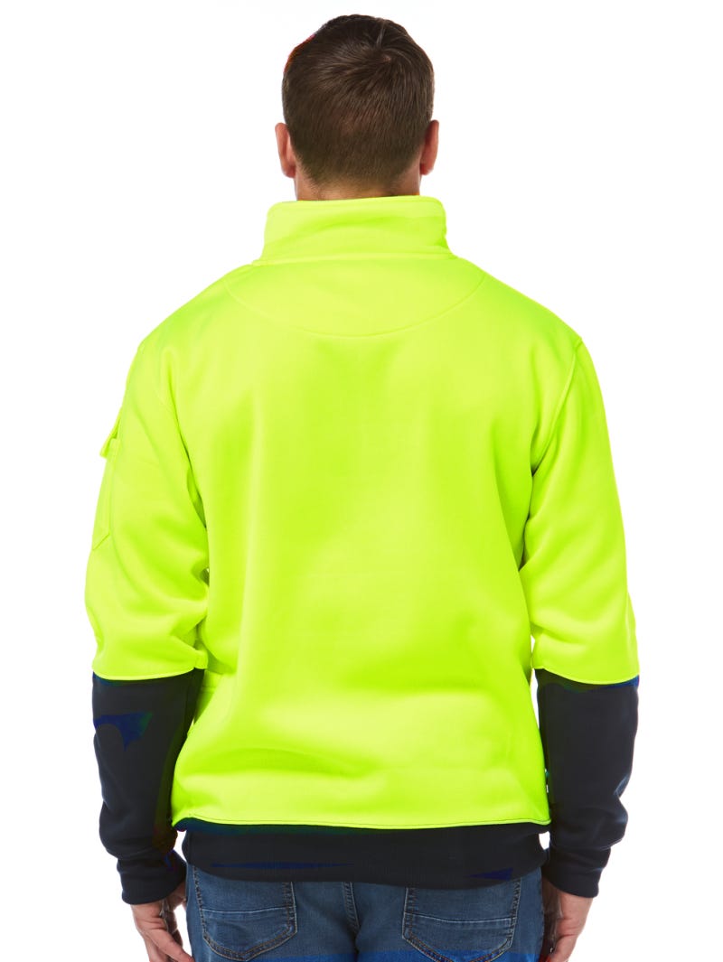 Lowes Hi Vis Jumper with Pockets Yellow