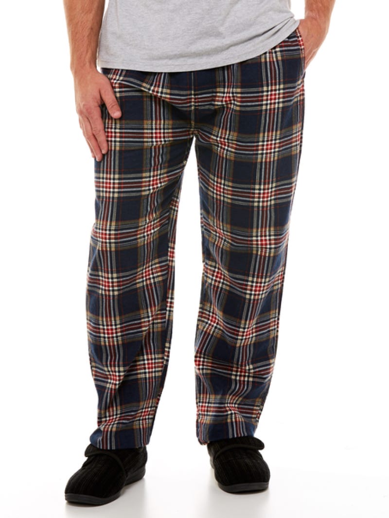 Traders Navy Red Flannelette Pyjama Pants