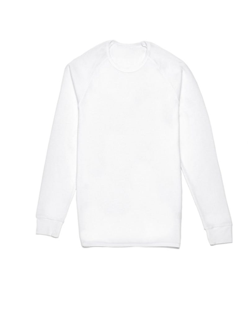 Thermal white clearance long sleeve