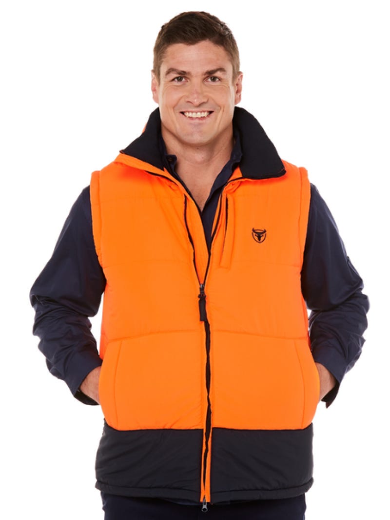 Blaze orange down vest hot sale