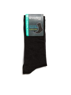 Traders Bamboo Blend Socks Black | Traders | Business Socks | Lowes