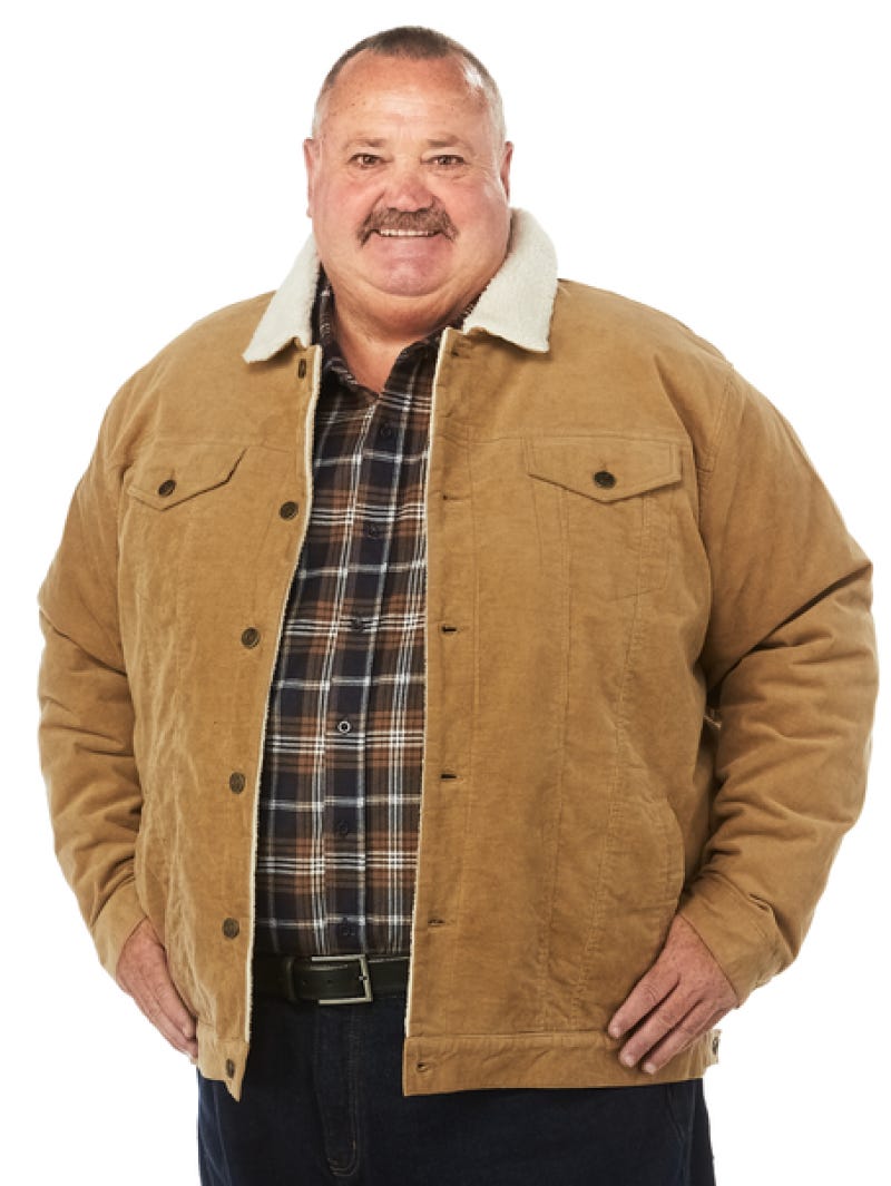 DBK Brown Sherpa Lined Corduroy Jacket