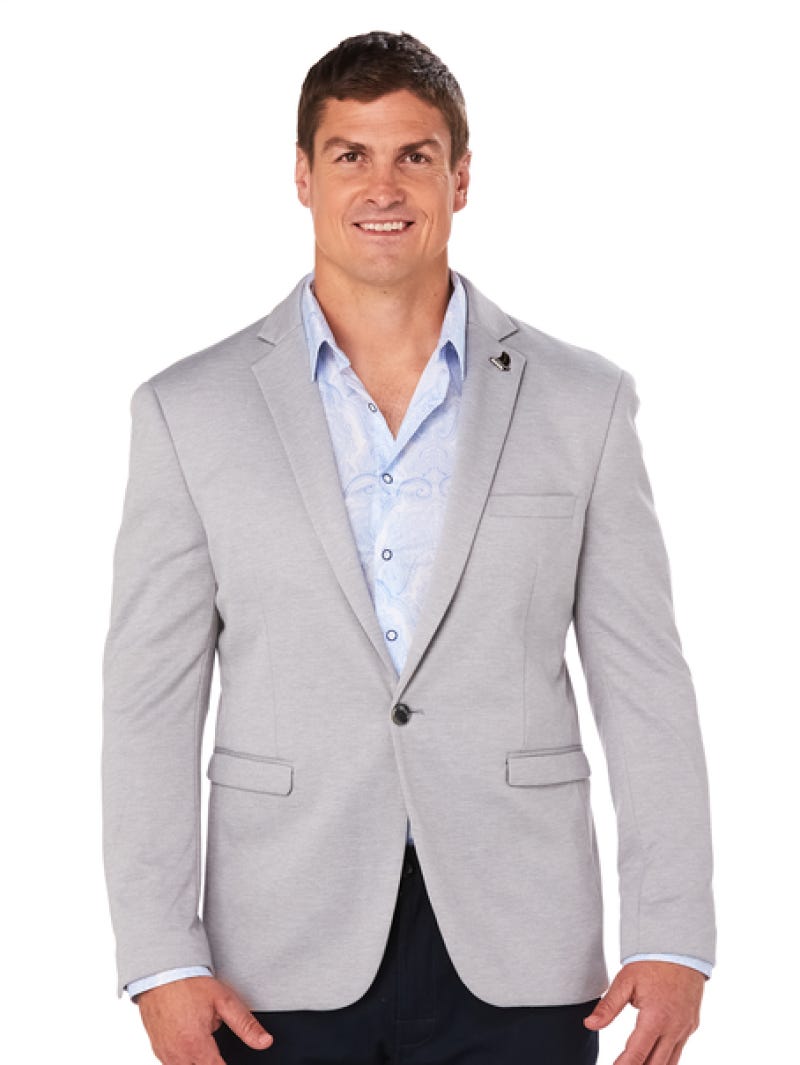 Silver sales sport coat