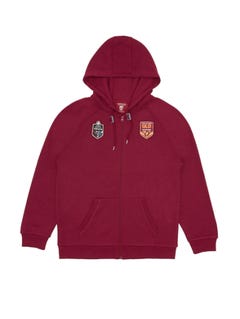 QLD Maroons Mens State of Origin Jacket with Hood | Supporter | Jackets & Hoodies | Lowes