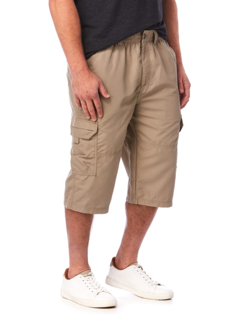 Mens elastic waist cargo shorts australia online