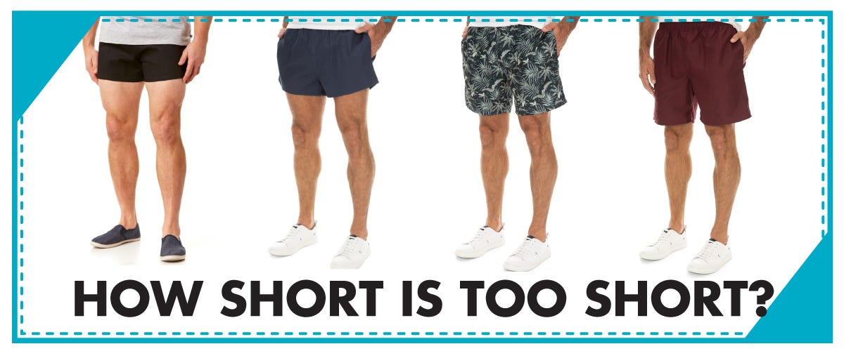 Shorts for men: How short is too short?